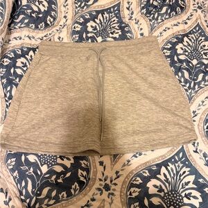 SHEIN Gray Casual Skirt with Drawstring
